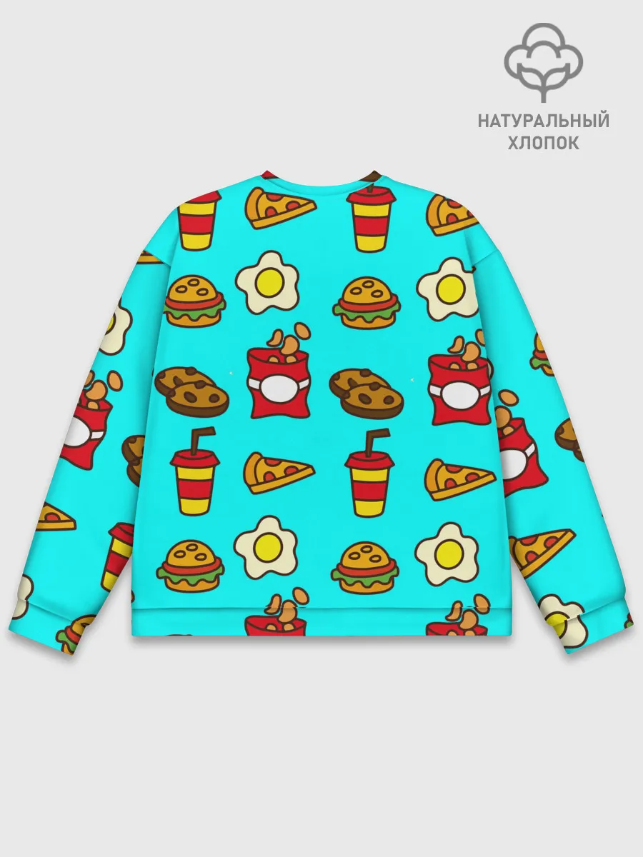 Мужской свитшот базовый / Вкусняхи из Макдака!