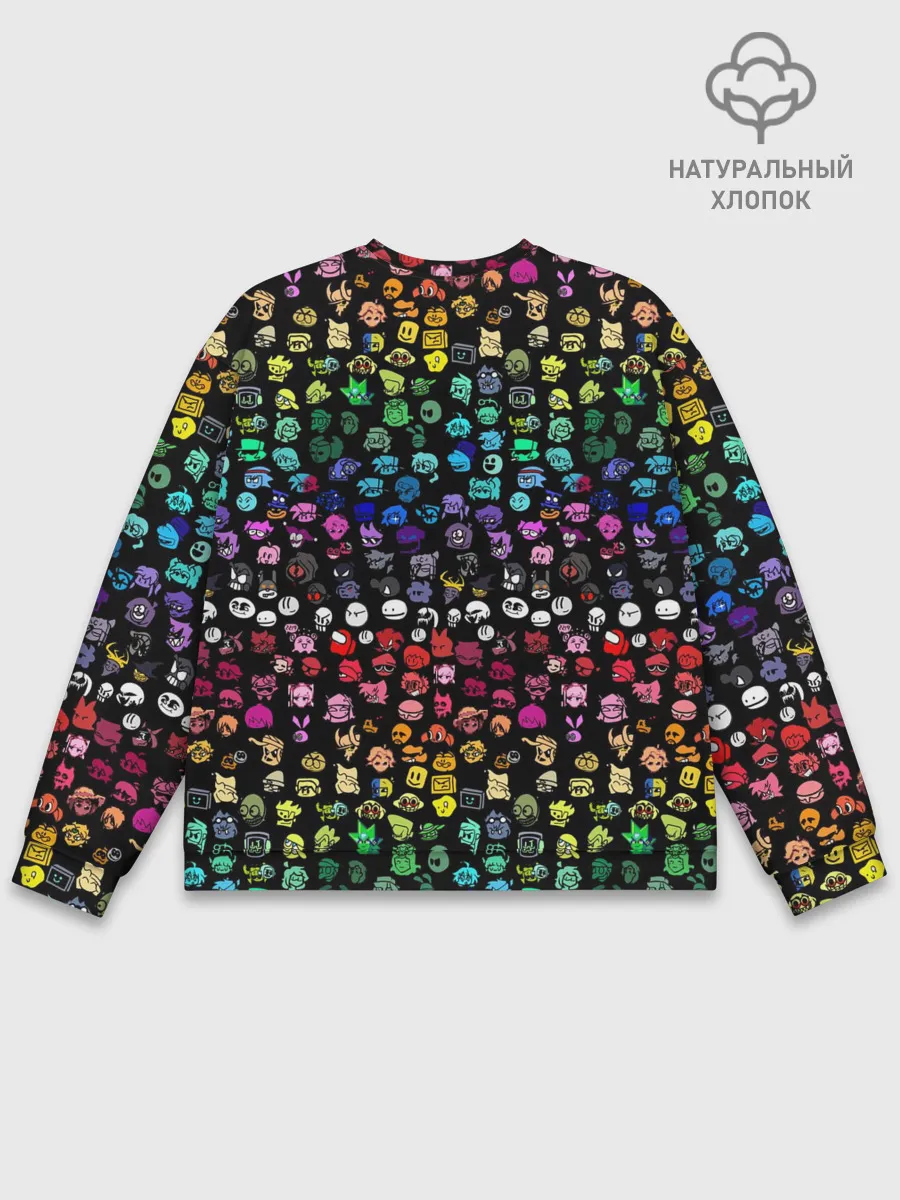 Мужской свитшот базовый / ПЕРСОНАЖИ ИГРЫ FNF