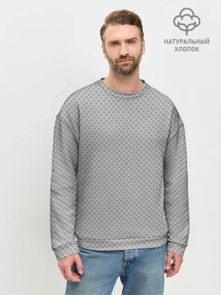 Мужской свитшот базовый / GRAY CARBON