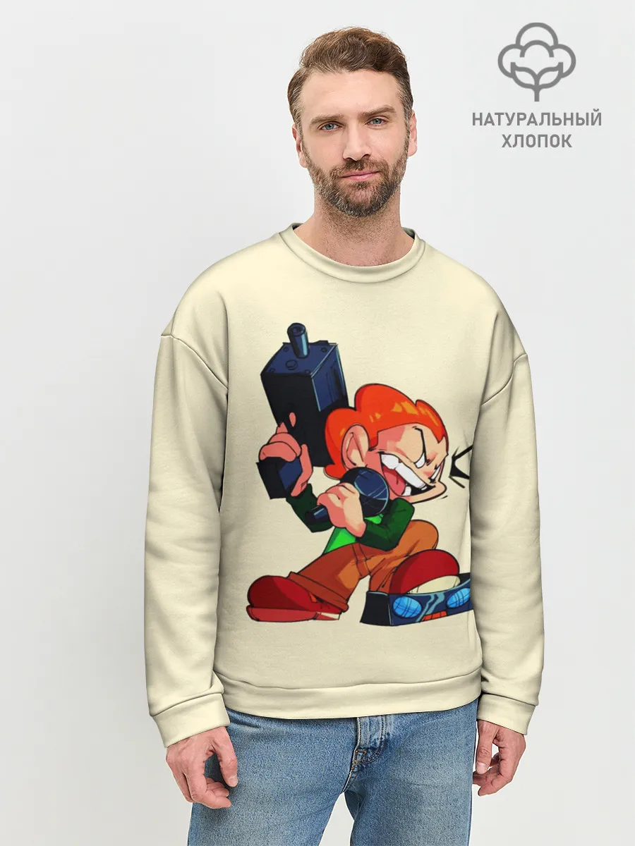 Мужской свитшот базовый / Пико с оружием