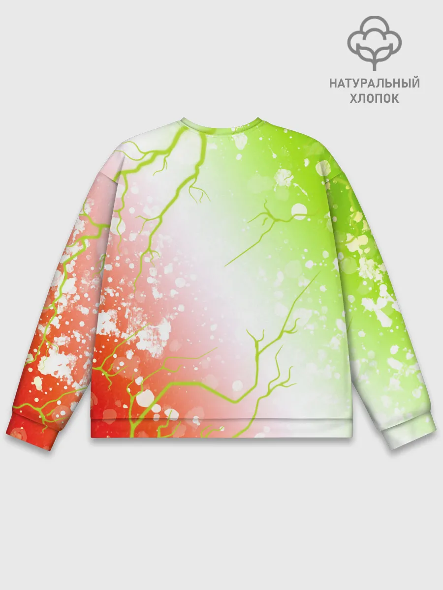 Мужской свитшот базовый / Pop It - Happy - Lightning