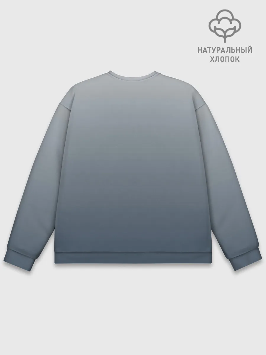 Мужской свитшот базовый / GRADIENT 50 SHADES OF GREY