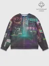Мужской свитшот базовый / Neon Tokyo