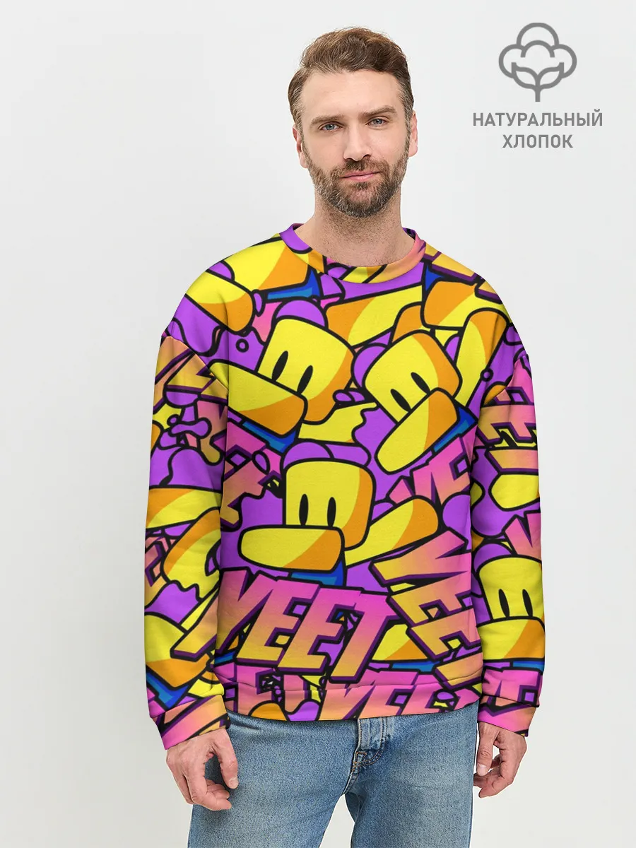 Мужской свитшот базовый / ROBLOX / РОБЛОКС / YEET