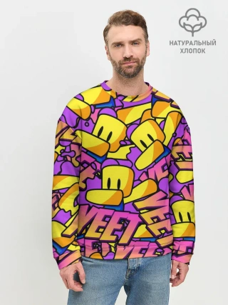 Мужской свитшот базовый / ROBLOX / РОБЛОКС / YEET