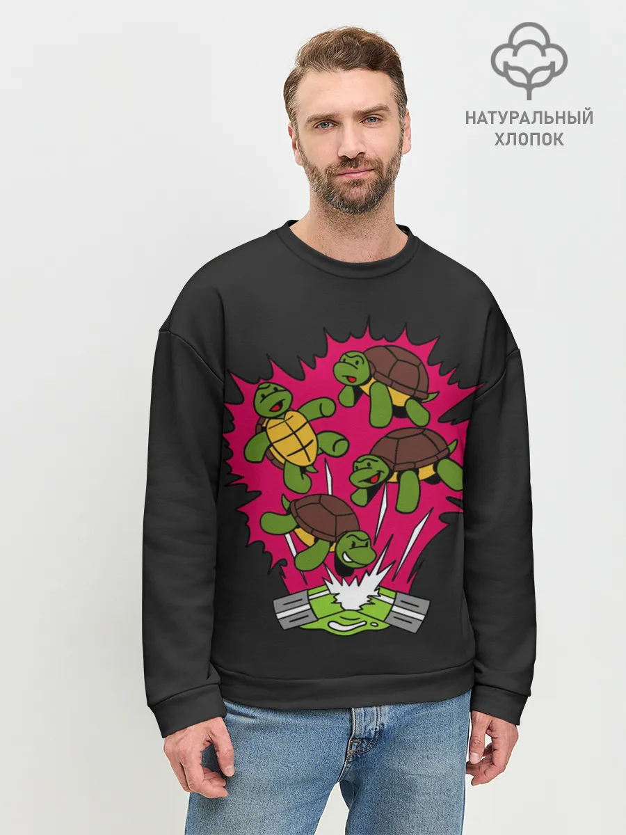 Мужской свитшот базовый / Зарождение легенды