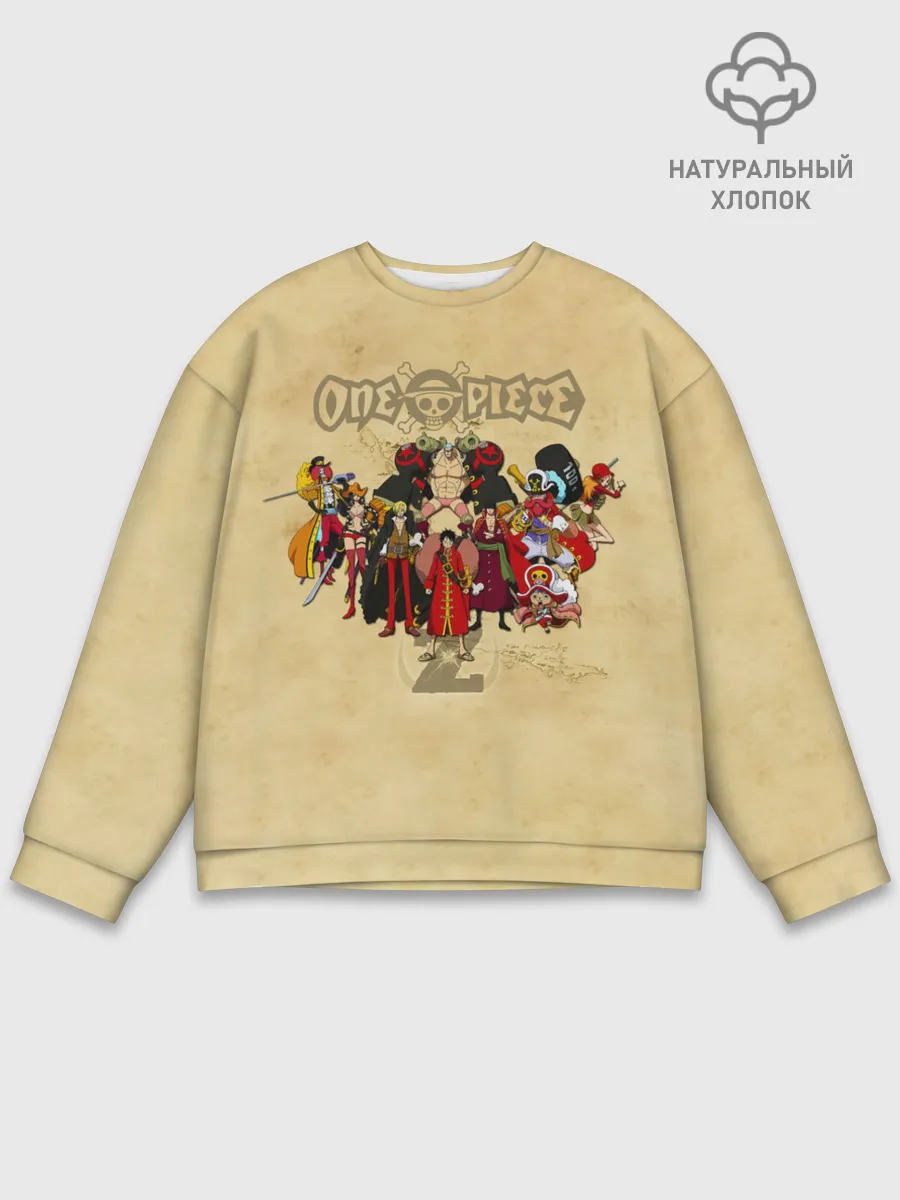 Мужской свитшот базовый / One Piece. Большой куш
