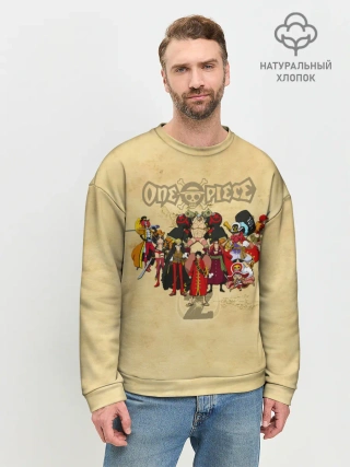 Мужской свитшот базовый / One Piece. Большой куш