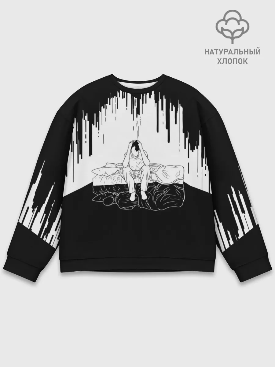 Мужской свитшот базовый / РАБОТА ДОМ | ДЕНЬ СУРКА