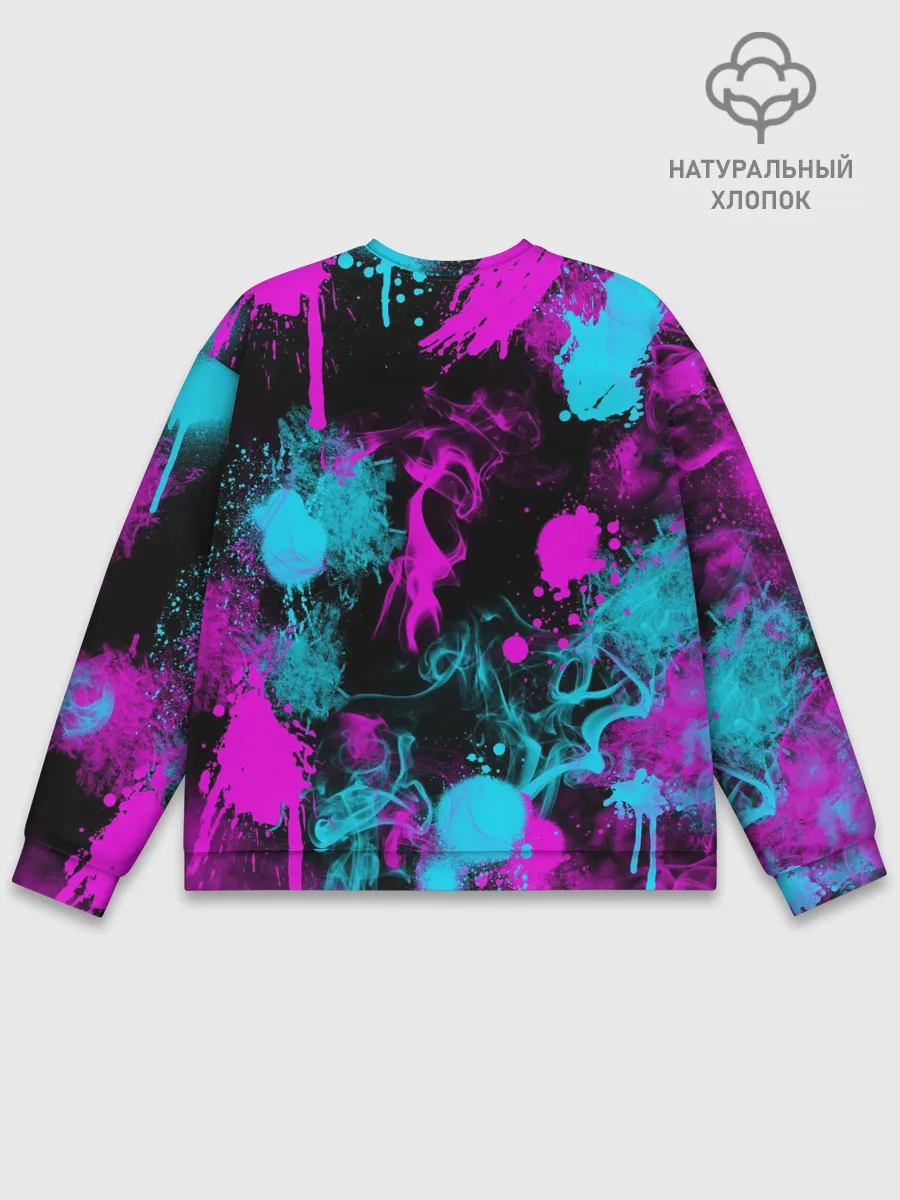 Мужской свитшот базовый / FREE FIRE NEON