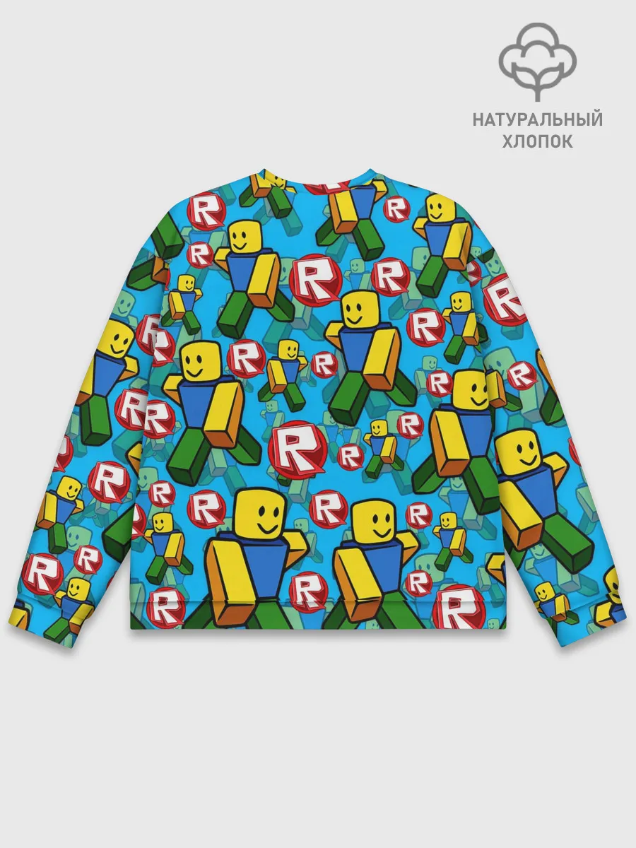 Мужской свитшот базовый / ROBLOX / РОБЛОКС / NOOB / НУБ