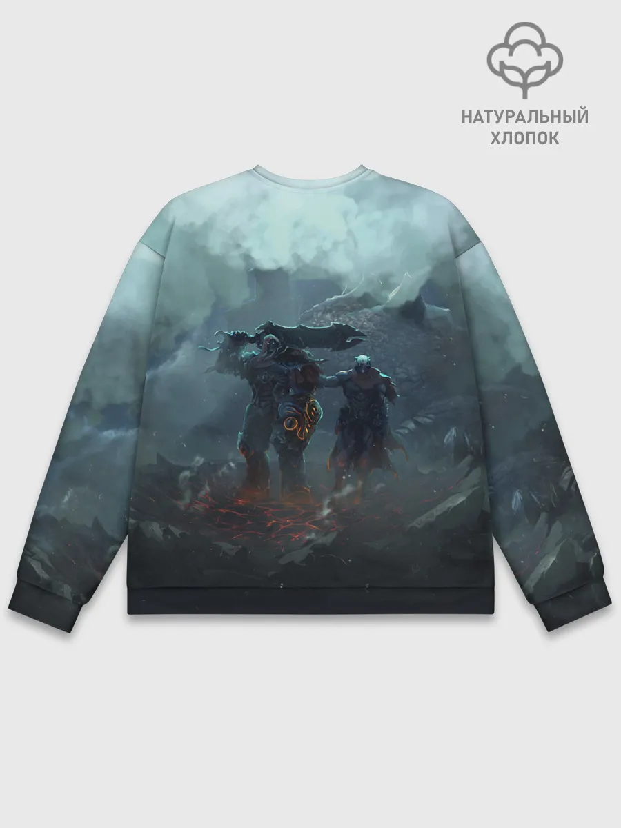 Мужской свитшот базовый / Darksiders | Гнев Войны