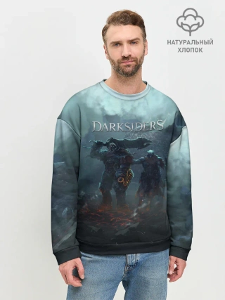 Мужской свитшот базовый / Darksiders | Гнев Войны