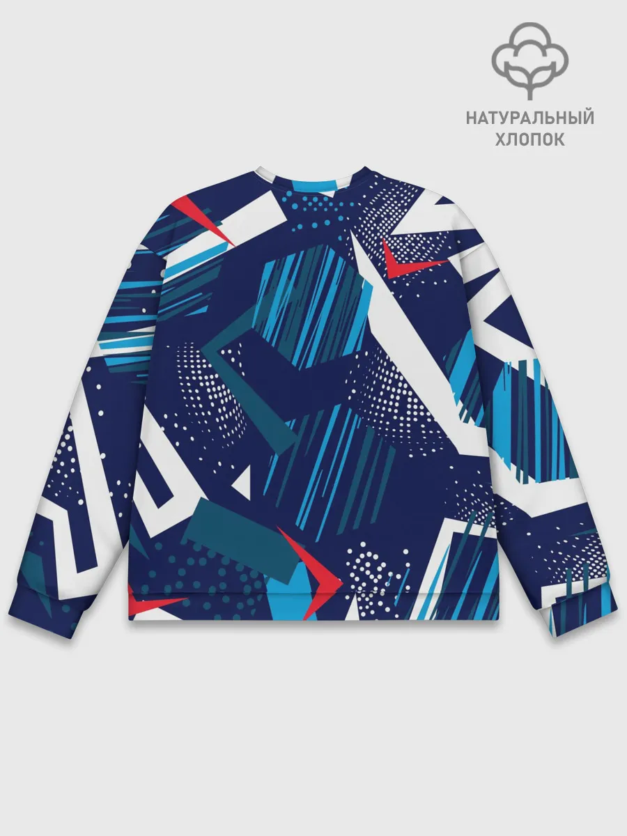 Мужской свитшот базовый / Геометрия