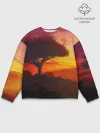 Мужской свитшот базовый / СОЛНЦЕ НАД АФРИКОЙ
