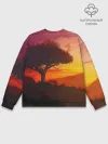 Мужской свитшот базовый / СОЛНЦЕ НАД АФРИКОЙ