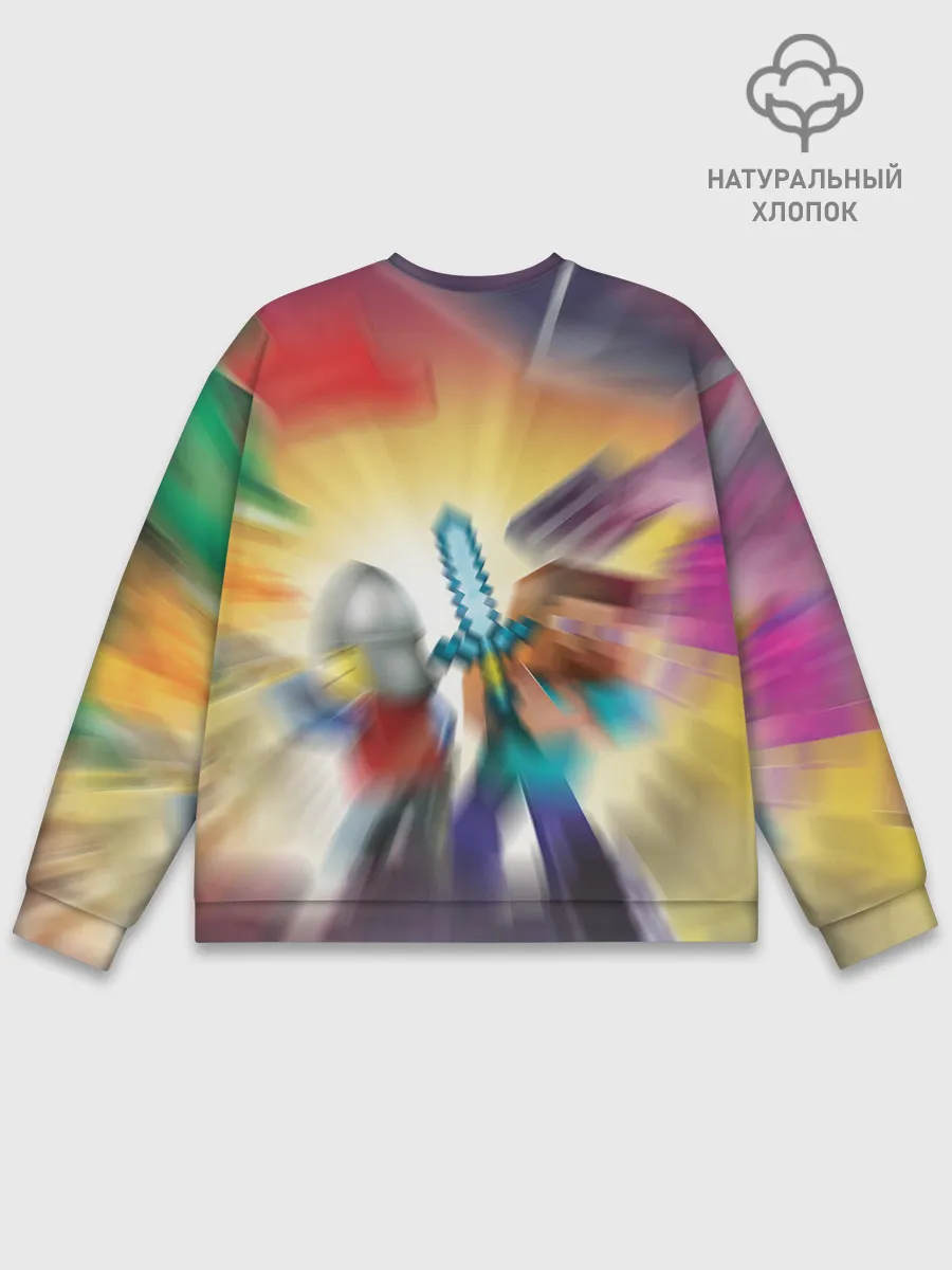 Мужской свитшот базовый / MINECRAFT | МАЙНКРАФТ