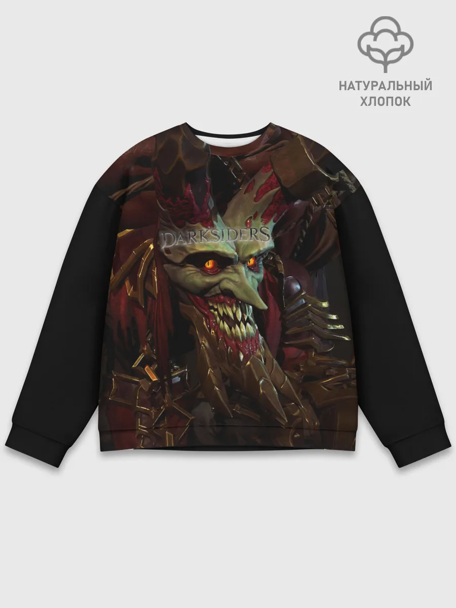 Мужской свитшот базовый / Darksiders | Гнев Войны