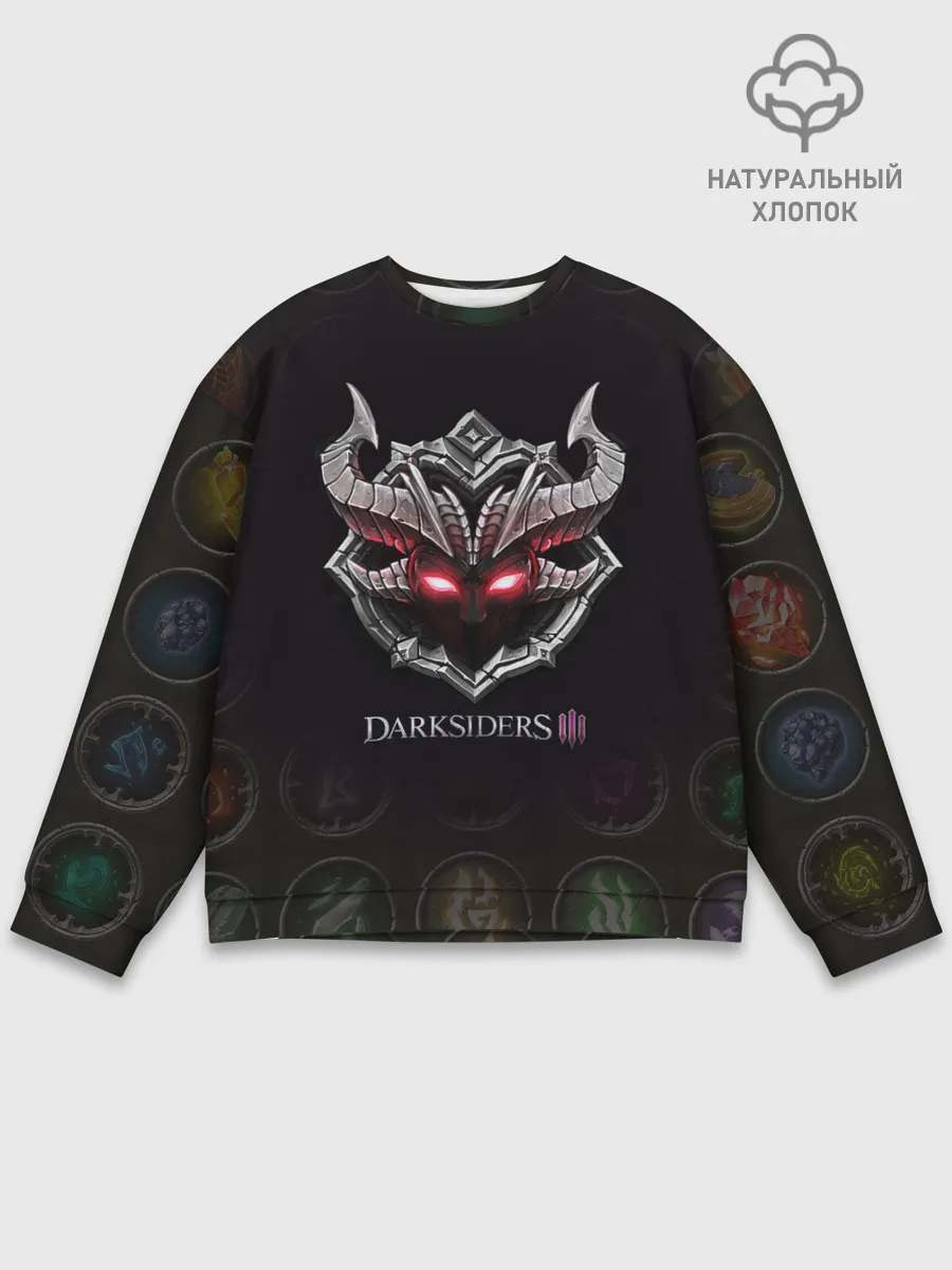 Мужской свитшот базовый / Руны | Darksiders 3