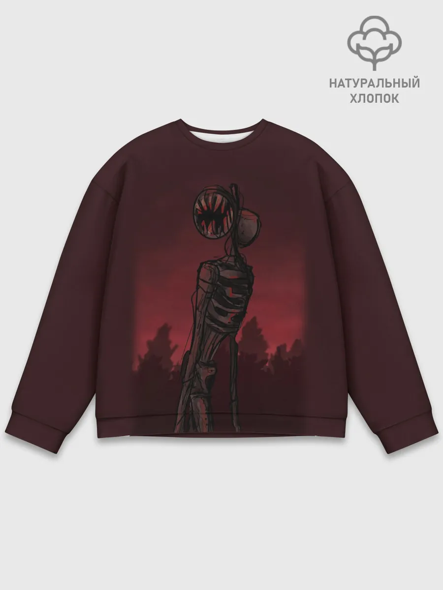 Мужской свитшот базовый / СИРЕНОГОЛОВЫЙ | ИГРА