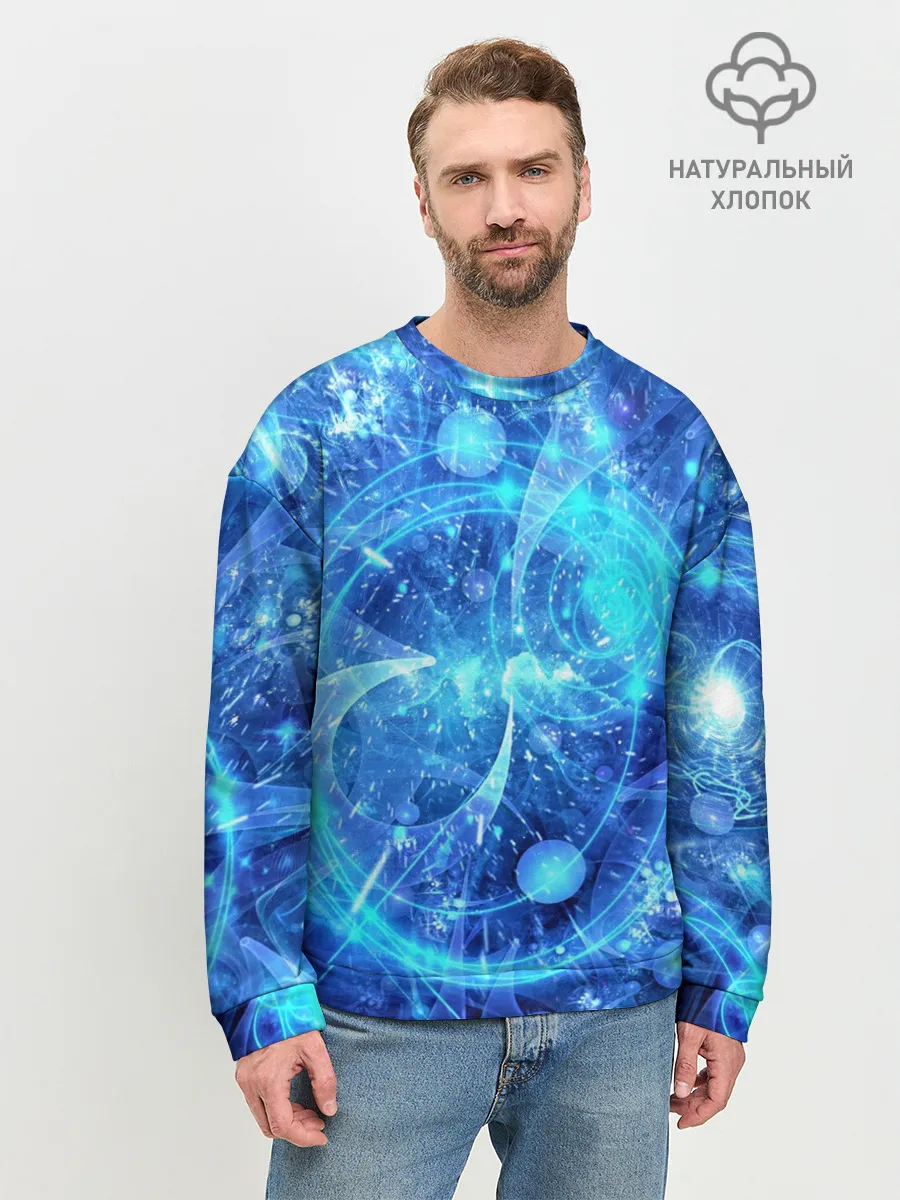 Мужской свитшот базовый / Вибрация воздуха