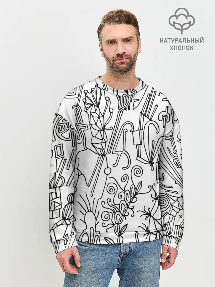 Мужской свитшот базовый / Точка воображения