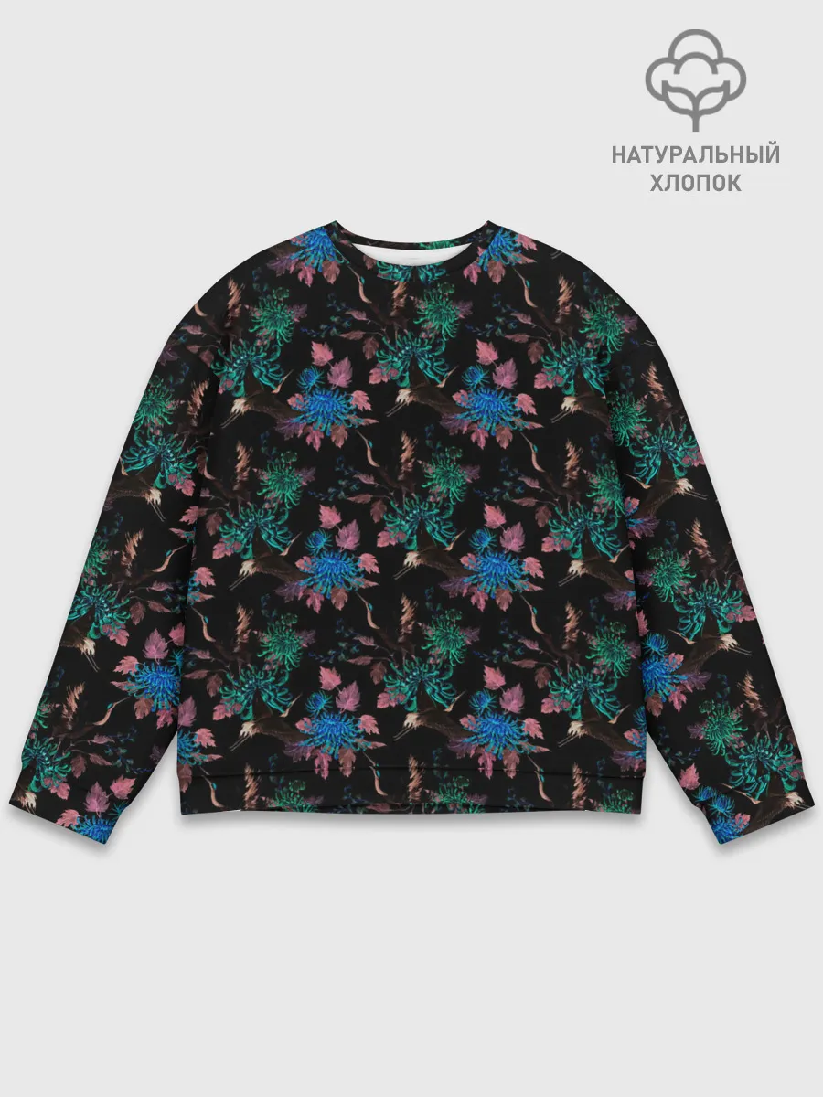 Мужской свитшот базовый / Ночные птицы