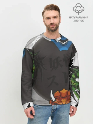 Мужской свитшот базовый / Маски Они