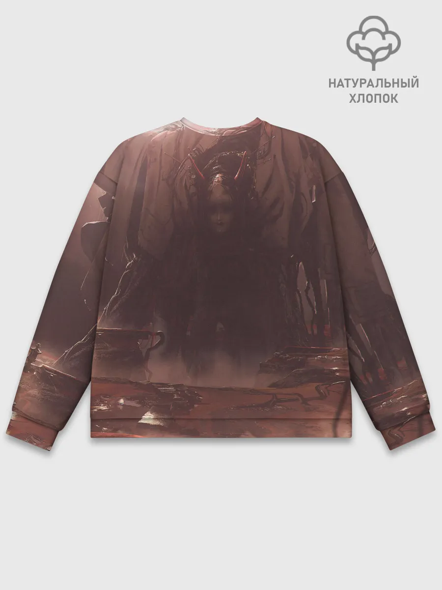 Мужской свитшот базовый / Demon Tsushima | Демон