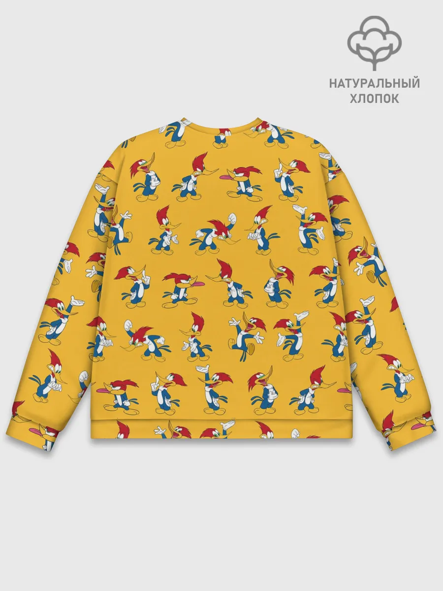 Мужской свитшот базовый / Такой разный Дятел Вуди