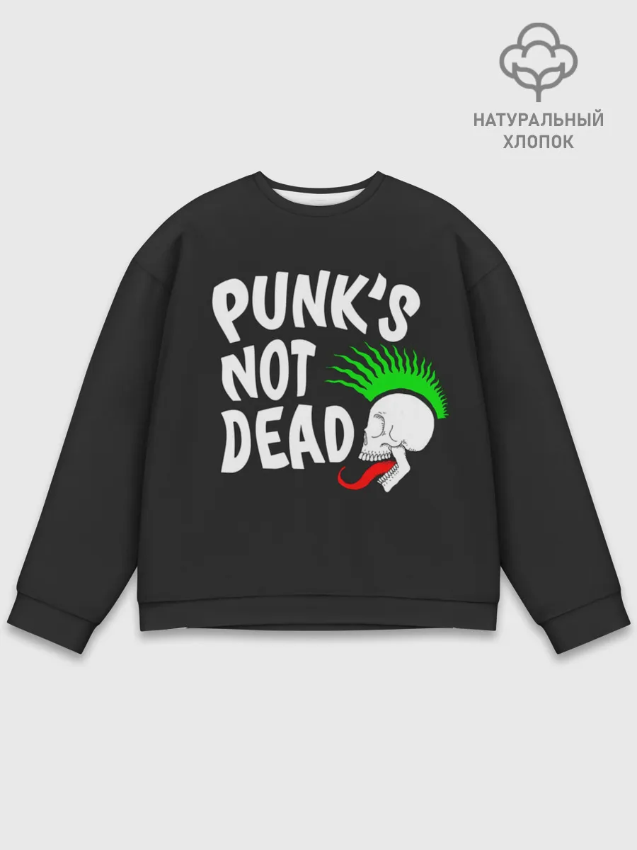 Мужской свитшот базовый / Веселый панк