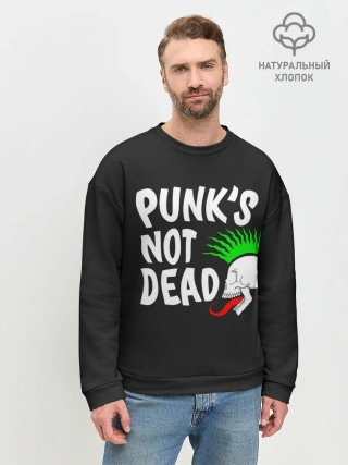 Мужской свитшот базовый / Веселый панк
