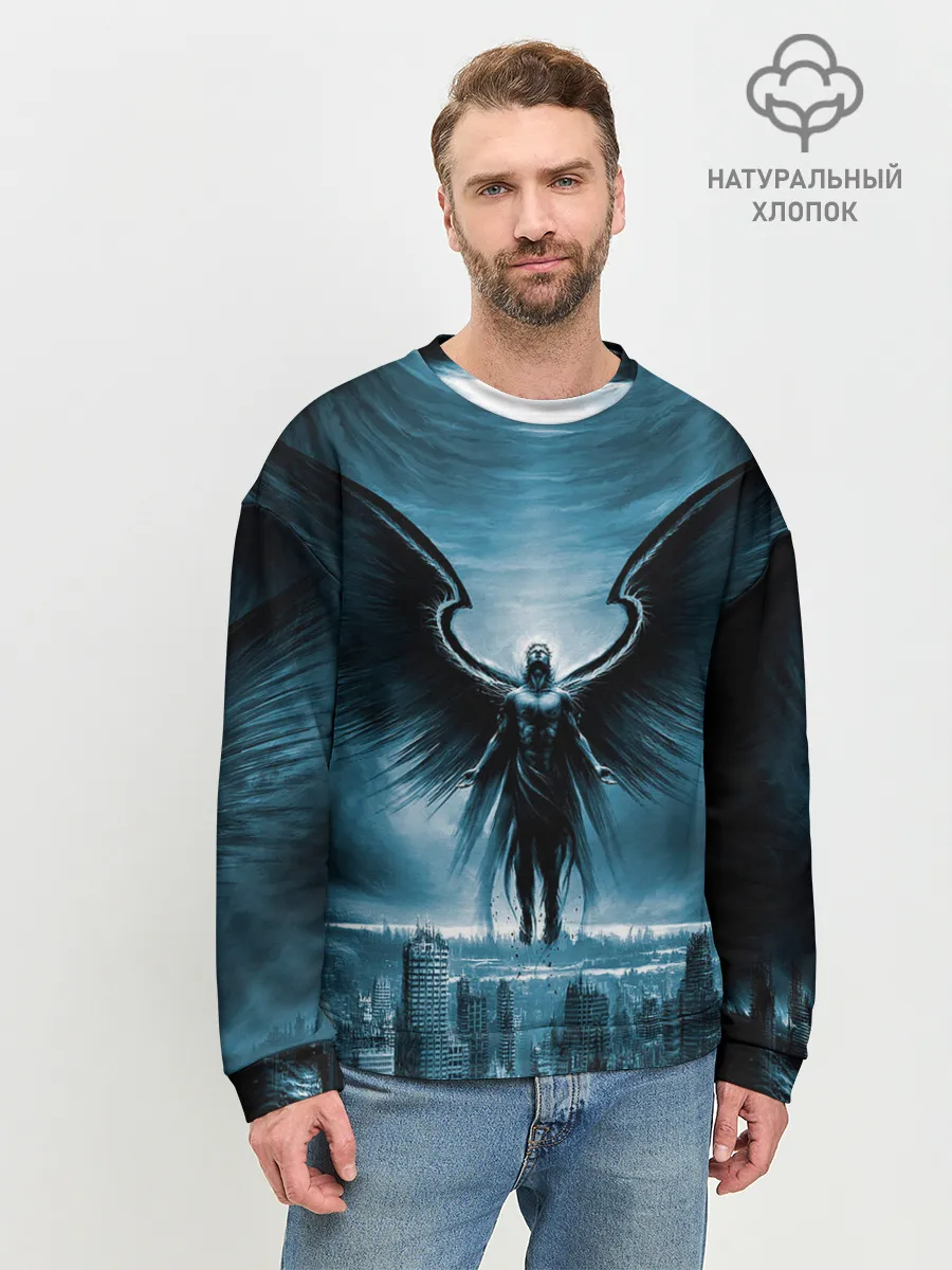 Мужской свитшот базовый / Ангел