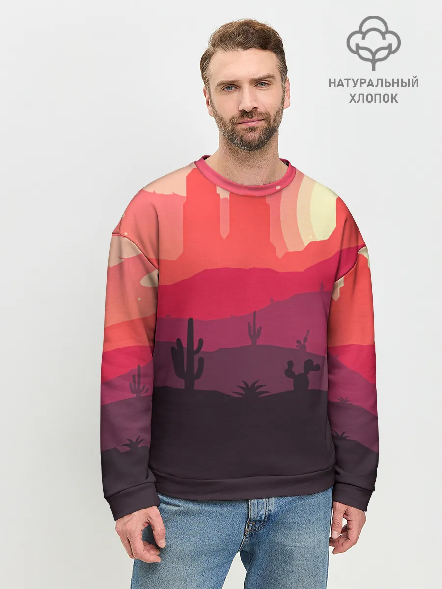 Мужской свитшот базовый / Пустыня