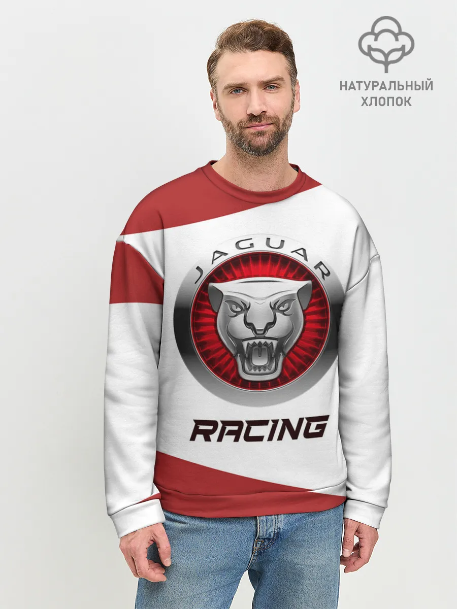 Мужской свитшот базовый / Ягуар - Racing