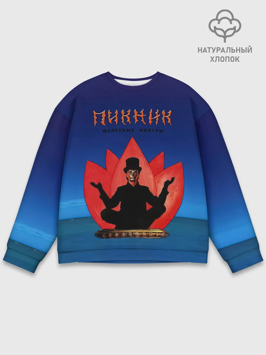 Мужской свитшот базовый / Пикник - железные мантры