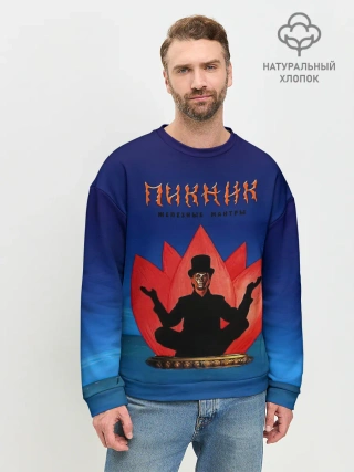 Мужской свитшот базовый / Пикник - железные мантры