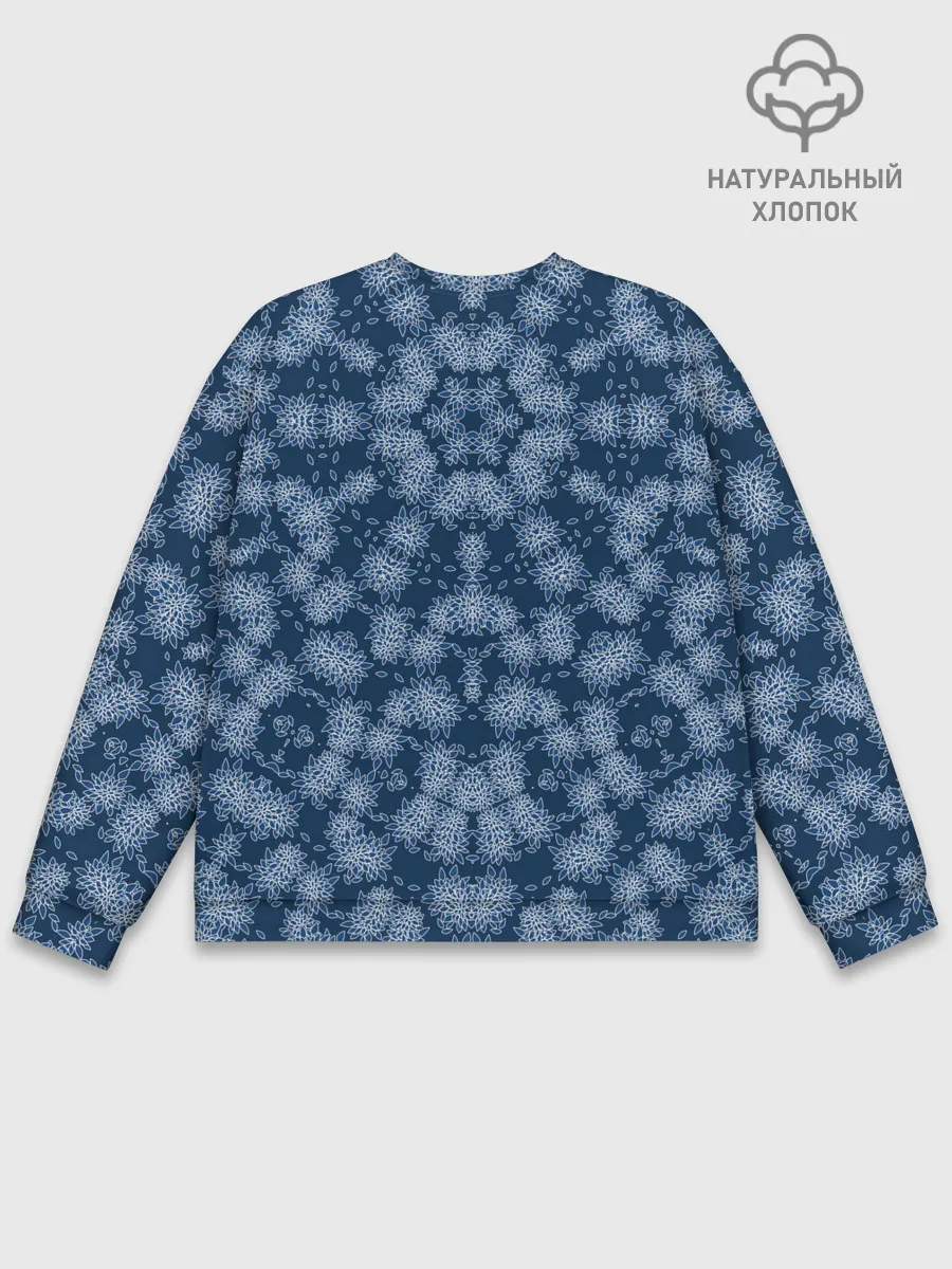 Мужской свитшот базовый / Модный абстрактный узор