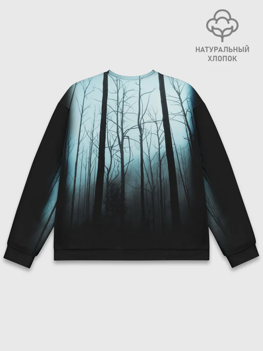 Мужской свитшот базовый / ЖУТКИЙ ЛЕС