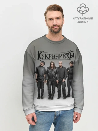 Мужской свитшот базовый / Кукрыниксы рок группа