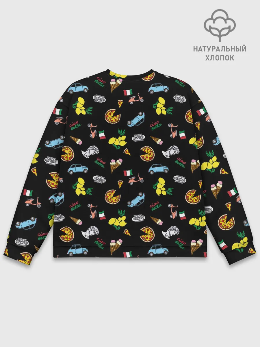 Мужской свитшот базовый / Итальянский паттерн