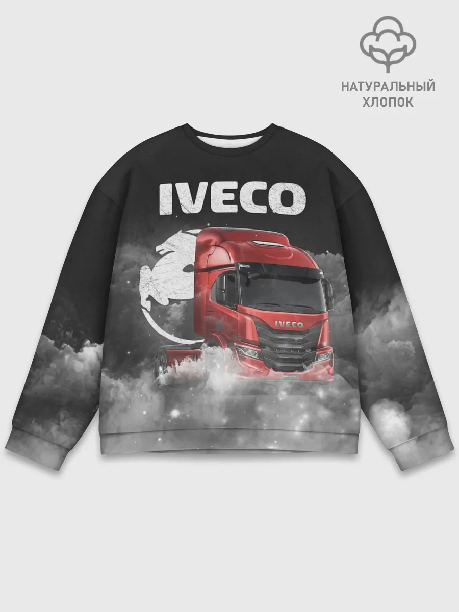 Мужской свитшот базовый / Iveco truck