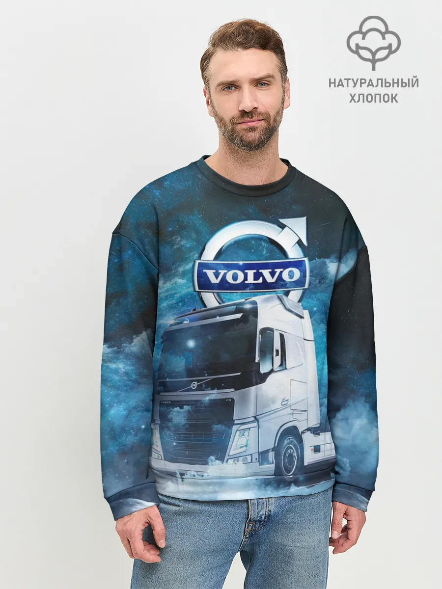 Мужской свитшот базовый / Volvo truck