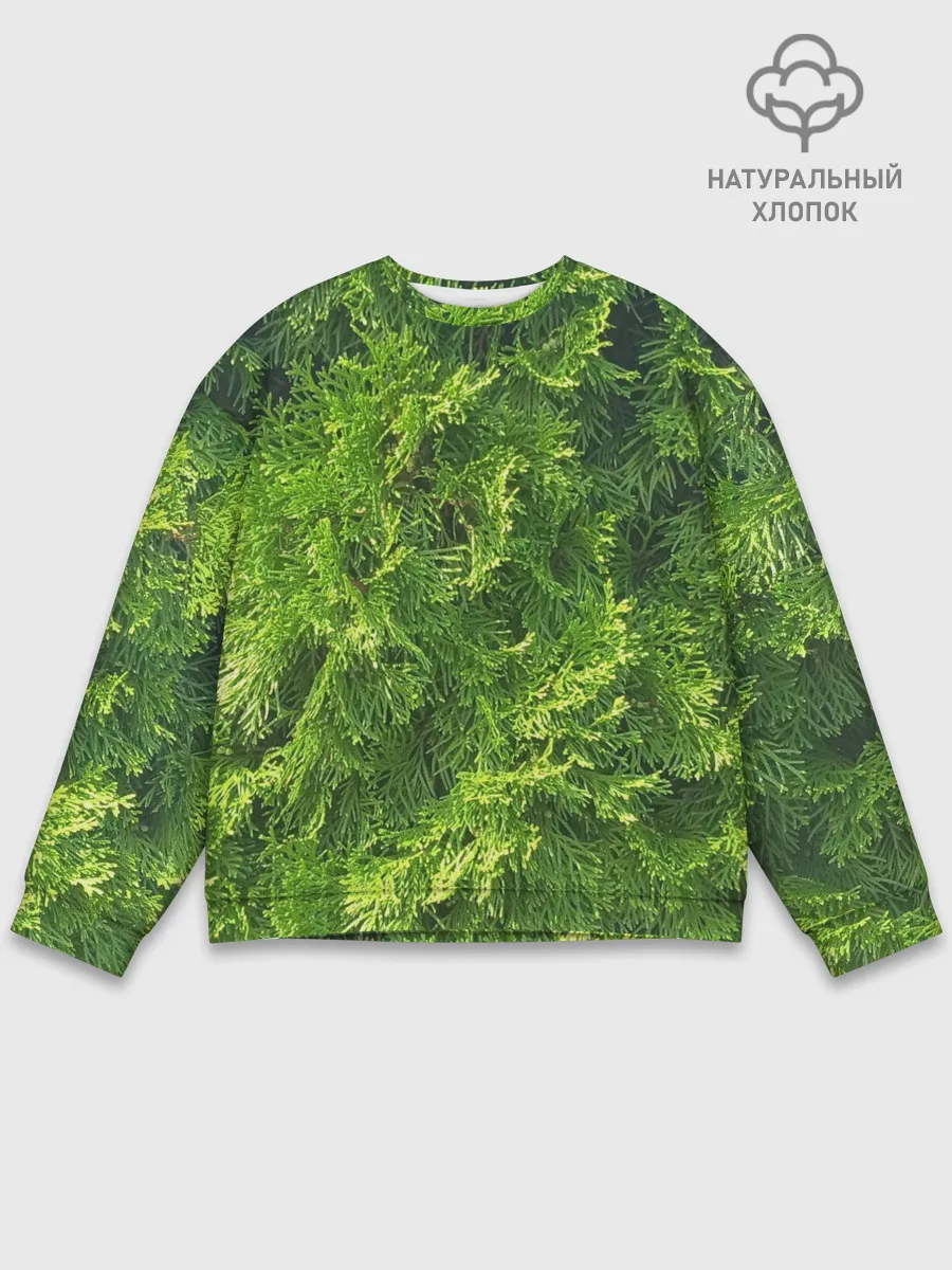 Мужской свитшот базовый / Хвойная масса