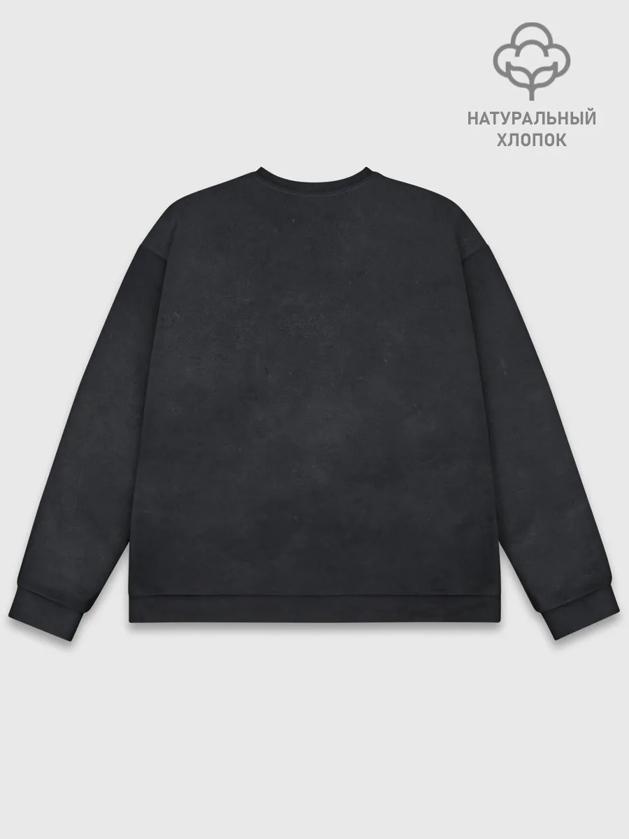 Мужской свитшот базовый / ROBLOX NEON RED