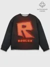 Мужской свитшот базовый / ROBLOX NEON RED