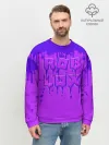 Мужской свитшот базовый / ROBLOX ФИОЛЕТОВЫЕ ПОДТЕКИ