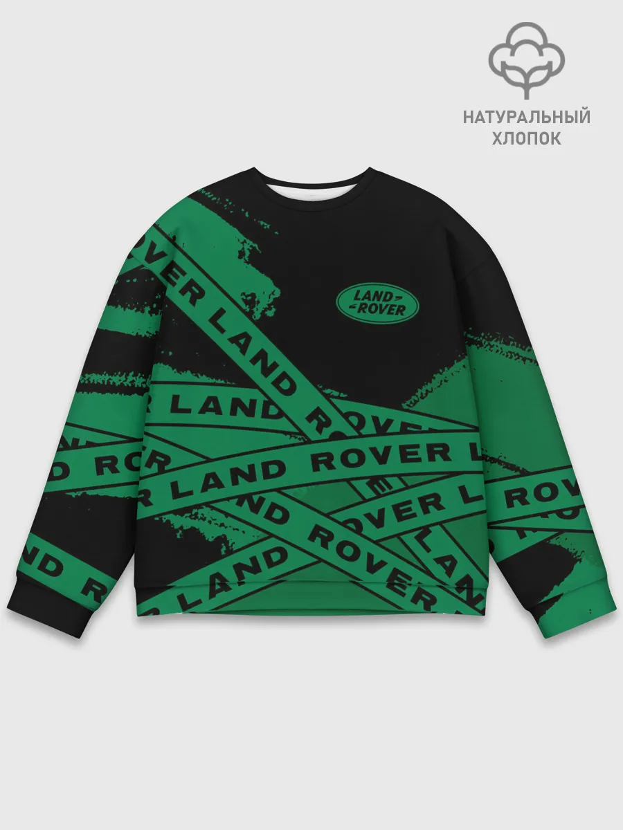 Мужской свитшот базовый / Land Rover - Strokes