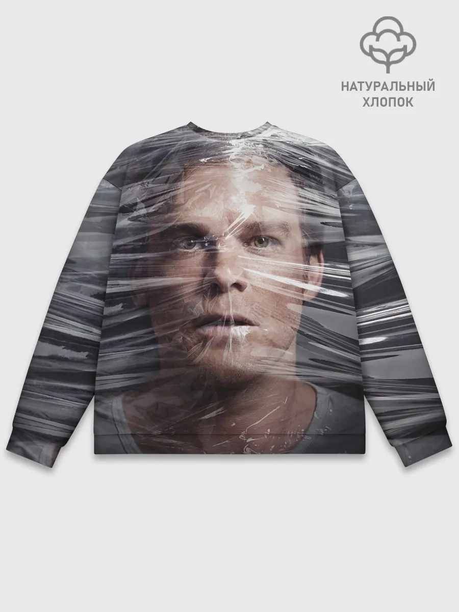 Мужской свитшот базовый / Декстер Морган в пленке