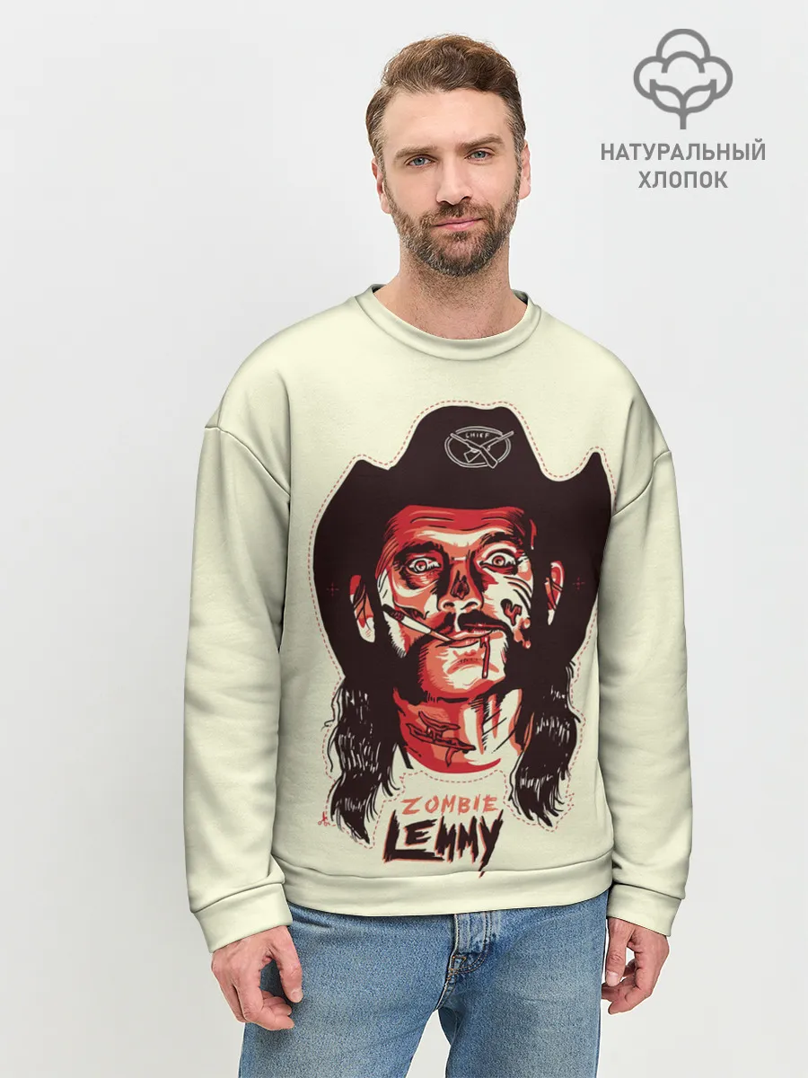Мужской свитшот базовый / Zombie Lemmy